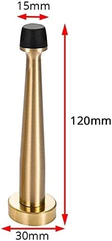 Türstopper, Robuster Türstopper aus Messing zur Boden- und Wandmontage, geeignet for Badezimmertüren(120mm)