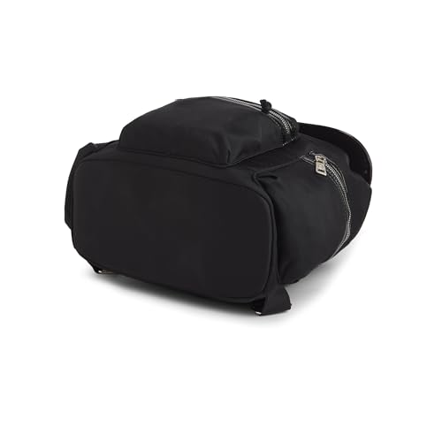 Image of Caprese Mars 24L Laptop Backpack Medium | Sleek & Functional Commuter Bag with Multiple Pockets | 2 Compartments with Trolley Sleeve | Stylish Adjustable Strap Travel Backpack for Women