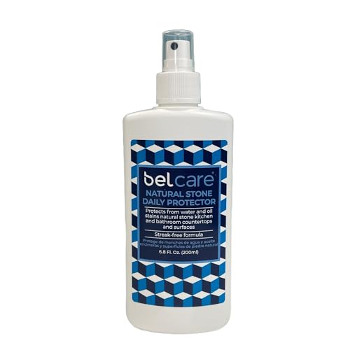 BELCARE Professional Granite, Marble, and Natural Stone Countertop Protector for Homes and Restaurants, Indoor and Outdoor Use, 6.8 Fl Oz