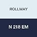 Rollway N 218 EM Cylindrical Radial Roller Bearing, 3.54" Inside Diameter, 1.18" Item Width