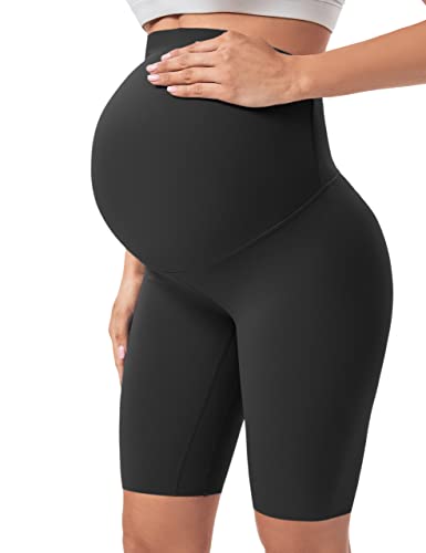 Shorts Gestante BONVIGOR - Modelo Biker Com Cobertura Total Da Barriga - Yoga E Conforto