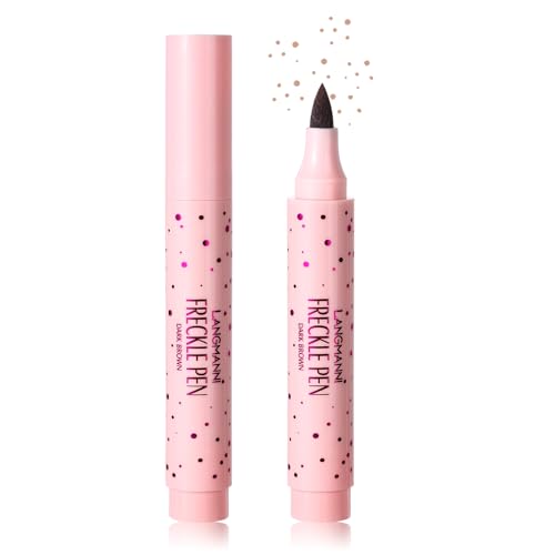 Beliky Girl Sommersprossenstift Natürlicher Naturgetreuer Sommersprossen-Makeup-Stift Wasserdichter Langlebiger Sopt-Stift Mit Weichem Punkt für Natürliches Müheloses Versunkenes Makeup (Hellbraun)