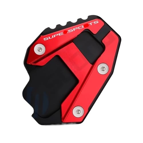 Accessoires moto 950 agrandisseur béquille latérale plaque extension rouge