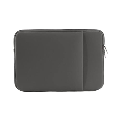 New Laptop MacBook Notebook Sleeve Bag Travel Carry Case Cover 13 14 15 16 Inch, Water-Resistant Nylon Cover, Dual Zipper, Lightweight Travel Case in Black and Grey