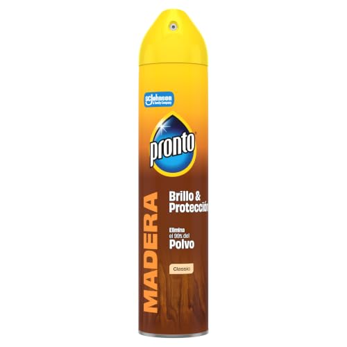 Pronto Limpiador Aerosol Classic, para Muebles, Antipolvo y Abrillantador, 250ml