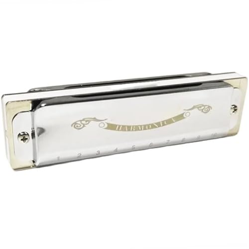 ハーモニカセット 12トーン シルバーハーモニカ 真鍮リードプレート リン青銅リード ダイアトニック ブルースハープ ハーモニカ(BB)