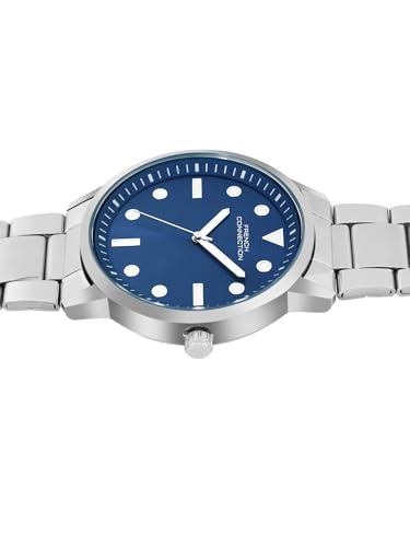 Image of French Connection Blue Round Dial Watch for Men - FCN0160USM