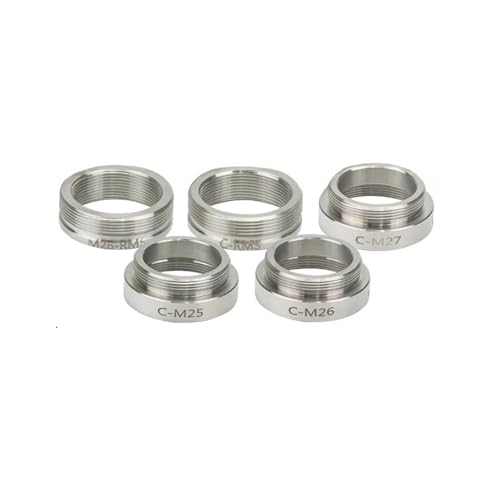 Ring Adapter Male Thread Mount C Interface to Female M25 M26 M27 M32 RMS f Microscope Camera Lens Conversion(C-M32)