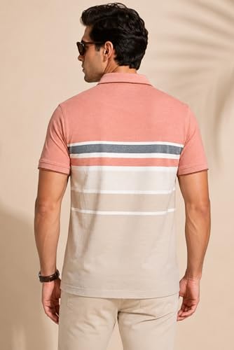 Image of SANE ORIGINALS Polo T-Shirt for Men with Pocket || Striped Polo for Men