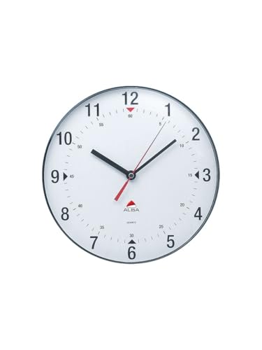 Orologio da parete HorMilena - D 30 cm - bianco - legno - Alba
