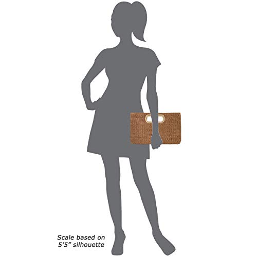 Image of Top Handle Straw Clutch