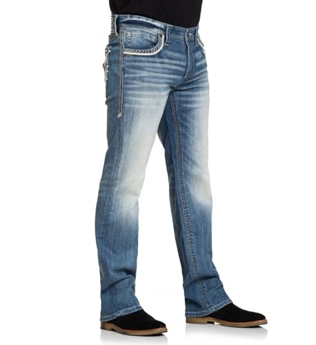 Affliction Men's Denim Jean Blake Section Inseam 34"4
