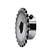 Carbon Steel Motor spur Gear 1pcs 25-40 Tooth 04C Chain Gear Steel 8mm Bore Industrial Sprocket Wheel Motor Drive Pitch 6.35mm(29 Teeth)