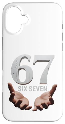 67 Funny Six Seven 6 7 Meme Gen Alpha Teens Slang 6 7 Hands X}zP[X iPhone 16 Plus p