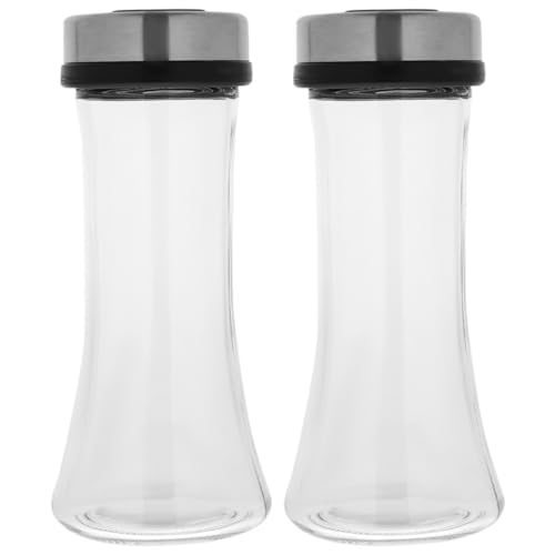VERDANVERSE 2pezzi Saliera e Pepiera di Distributori Zucchero Versamento Regolabili per Condimenti Contenitori per Spezie Spargitore di Polvere Bottiglia di Condimento