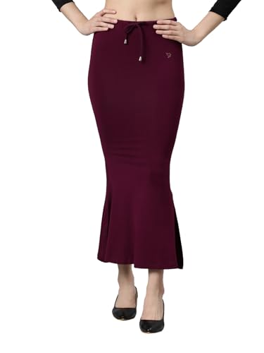 Image of TWIN BIRDS Super Soft Viscose Elastane Fabric Saree Skirt /Saree Shaper /Saree Shapewear for Women