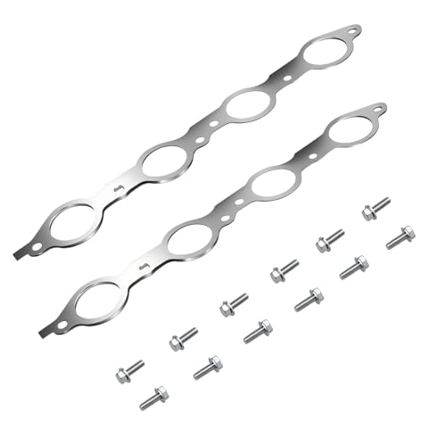 Powswopx 12617944 Exhaust Manifold Gasket Bolts Kit Fit for