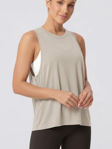 Image of ODODOS 3-Pack Loose Tank Tops for Women Sleeveless Gym Athletic Workout Tops Yoga Shirts