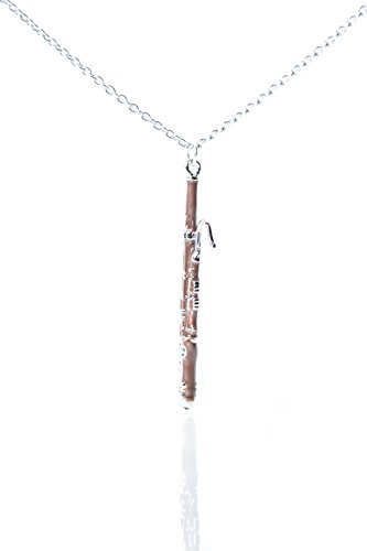Bassoon Necklace-Zinc alloy metal-Bassoon Necklace Jewelry