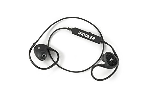 Kicker EB400 Waterproof Bluetooth Earbuds (Black)