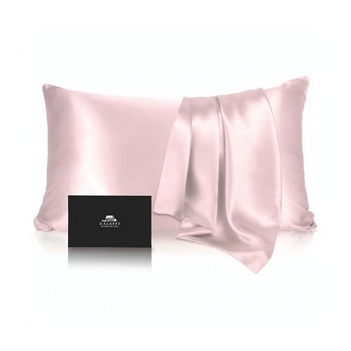 Caleffi - Federa seta variante rosa misura 50X80 cm