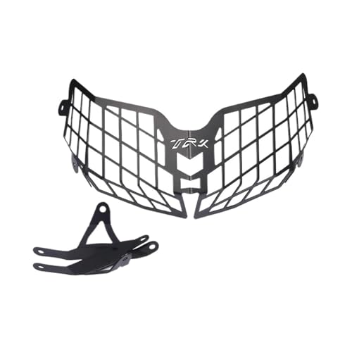 Grille de Phare de Moto Anti-Choc en Acier Découpé pour Benelli TRK502 2018-2024