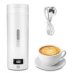 Travel Electric Kettle, 500ML Portable Mini Kettle One Cup for Travel Home Office, Fast Boil and Auto Shut Off Quiet Boil, UK Plug