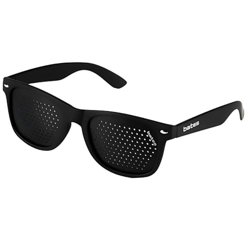 BATES - Lunettes Stenope Made in Italy, Lunettes à Grille Stenopeiques pour Hommes et Femmes, Lunette de Repos Disponible Dans Différents Styles et Couleurs,...