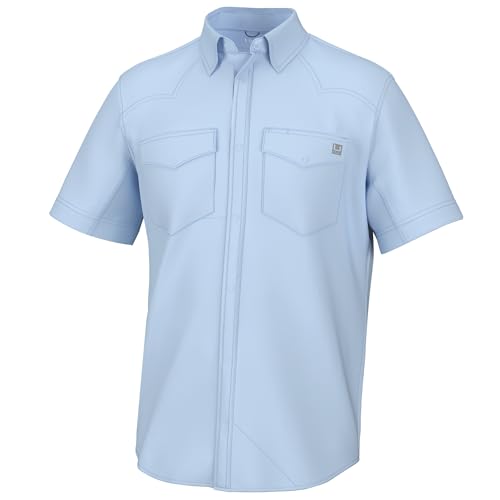 Chemise boutonnée HUK Diamond Back à manches courtes pour homme