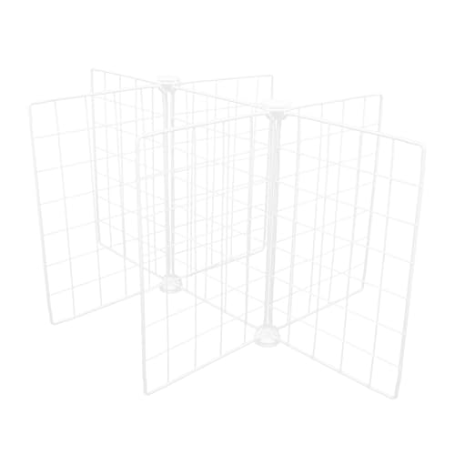 POPETPOP Séparateur de Compartiments pour Congélateur en Fer Blanc, Étagère 6 Grilles à Structure Fine pour Optimisation D'espace et Installation Facile...