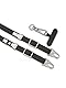 Hagibis Phone Lanyard mit 60W Schnellladekabel USB C Kabel Phone Strap für iPhone 16 Pro Max SLR Kamera (schwarz)