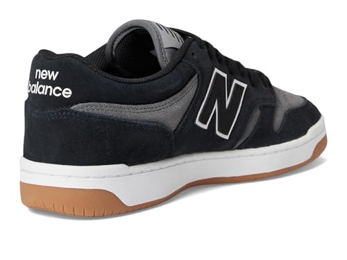 New Balance New Balance, Unisex, 480 Numeric, Black/Grey, Mens 7, Womens 8.5, Medium