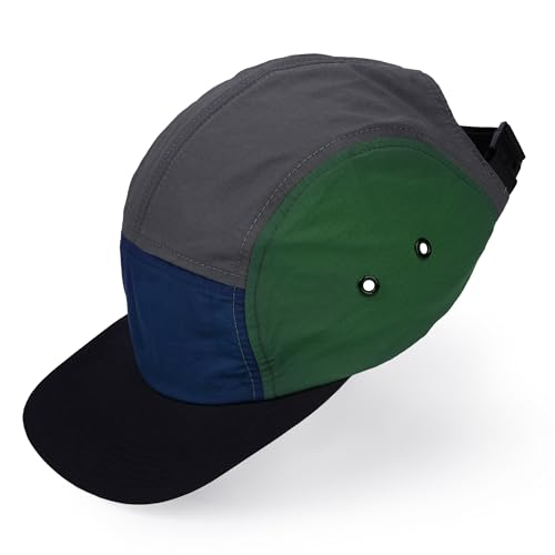 CLAPE 5 Panel Hat for Men Curved Brim UPF50+ Sun Hats Quick Dry Outdoor Sports Running Hat Baseball Cap