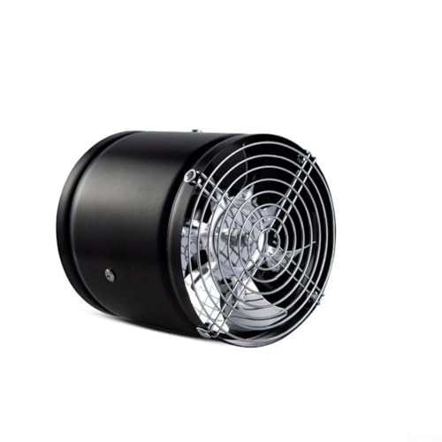 Besttoolifes Ventilador de escape de 6 pulgadas para ventilación silenciosa del baño, potente ventilador de conducto silencioso de 40 W con motor de cobre puro, cubierta de malla de metal, 220 V 50 Hz