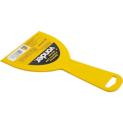 Espátula Plástica Lisa 4'' - 101,6 mm Vonder