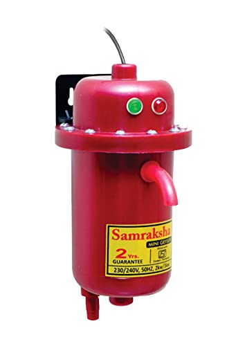 samraksha portable 1 liter mini water geyser-suitable for residential and professional uses with 2 year warranty