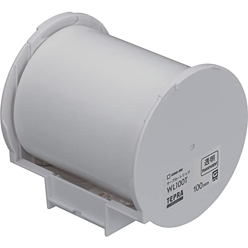 キングジム テープカートリッジ テプラGrand WL100T 100mm 透明
