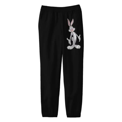 Bioworld Looney Tunes Watercolor Bugs Bunny Youth Black Graphic Sweats