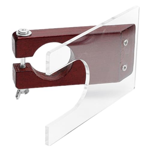 Unomor Sturdy Carpet Trimmer Base Tufting Trimmer Holder Professional Shearing Guide Acrylic Wood Material Easy Assembly