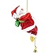 Elettrico Santa Claus Musical Climbing Corda Decorazione Creativo Peluche Bambola Giocattoli in Movimento Appeso Christmas Figure Bambola for Vacanze Party Christmas Tree Decor