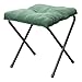 Lljsszr Footrest Camping Resistant Portable Fishing Seat for Camping Lawn Garden Travel BBQ, Green