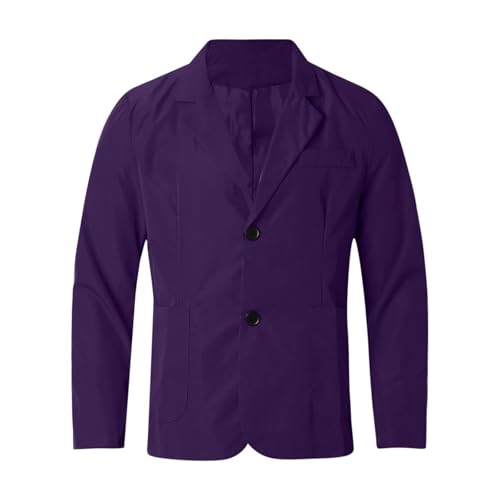 Men's Slim Fit Dress Blazer Casual Business Travel Blazers Jackets Lightweight 2025 Fashion 2 Buttons Blazers4