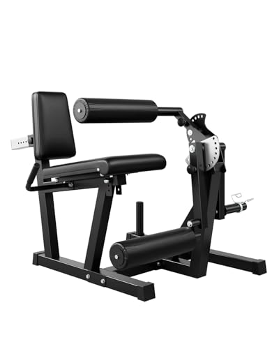 PeacefulHues 4-in-1 Leg Extension and Twist Machine for Home Gym – 700LBS Capacity Adjustable Leg...