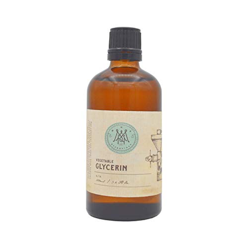 Preisvergleich Produktbild MNA Pflanzliches Glycerin 100ml Natürlich, pflanzlich und Gentechnikfrei Perfekte Ergänzung für feuchtigkeitsspendende DIY Rezepte