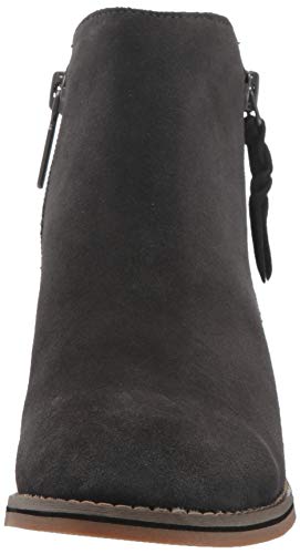 Blondo Women's Liam Waterproof Ankle Boot, Dark Grey Suede, 9 W US