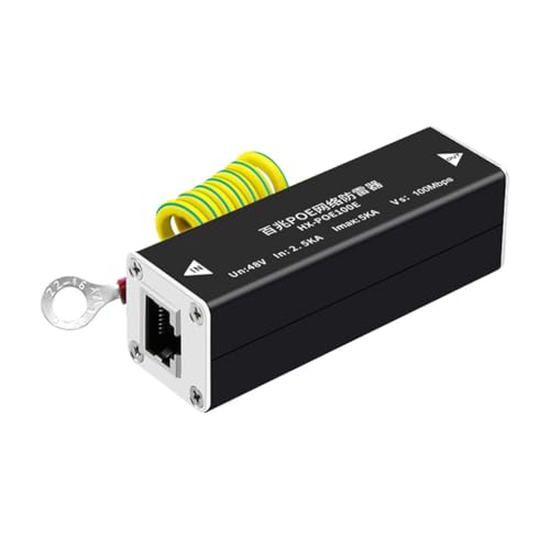 Protectores Ethernet Arrestor Compatibilidad con IEEE802.3af/at estándares Imax=5KA, protecciones resistentes a altos voltajes