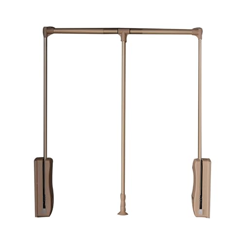 Tringle à vêtements rétractable penderie escamotable dressing charge lourde - 2