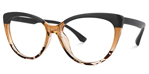 Image of VOOGLAM Cat Eye Blue Light Blocking Glasses for Women Anti UV Eyestrain Eyewear Callisto