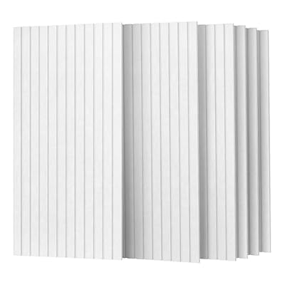 UMIACOUSTICS 6 Packs Acoustic Panel,47.2 x 23.6 Inches Decorative Sound Proof Panel for Office,Home Theater,Studio,White