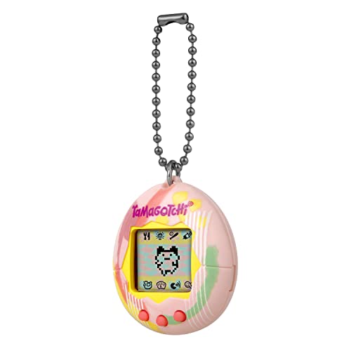 Image of TAMAGOTCHI Original Art Style Digital Pet - Electronic Game - Pink - Pet Care Theme - Tamagotchi Proprietary Hardware